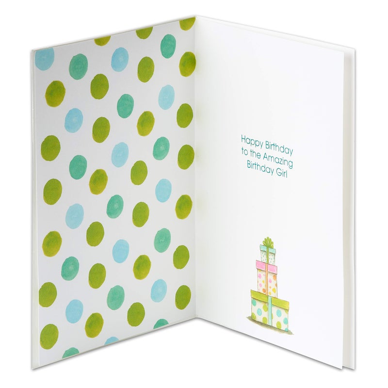 Papyrus Birthday Card for Her - Designed by Bella Pilar (Amazing Birthday Girl) - Image 2